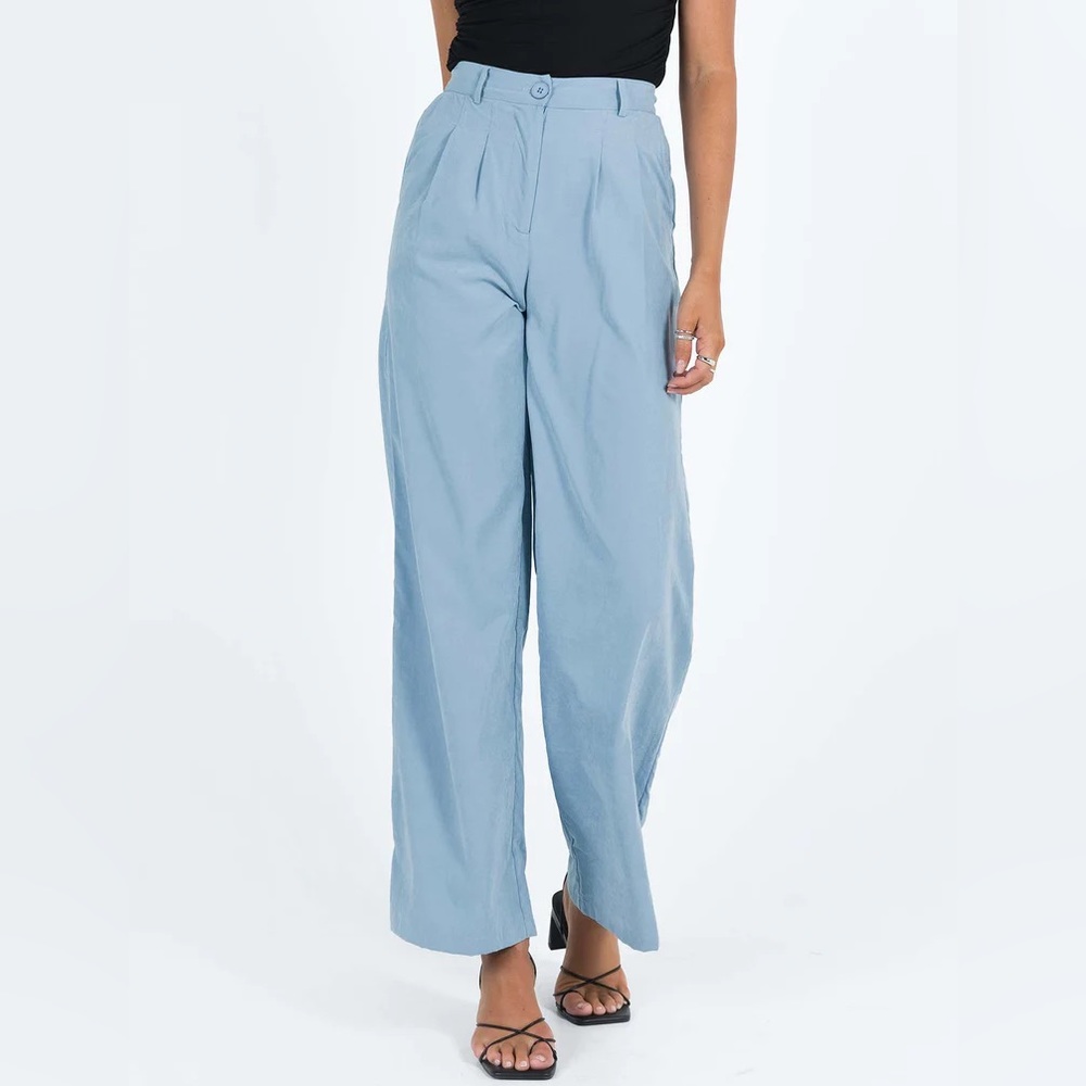 Princess Polly Blue Tailored Pants Size 4